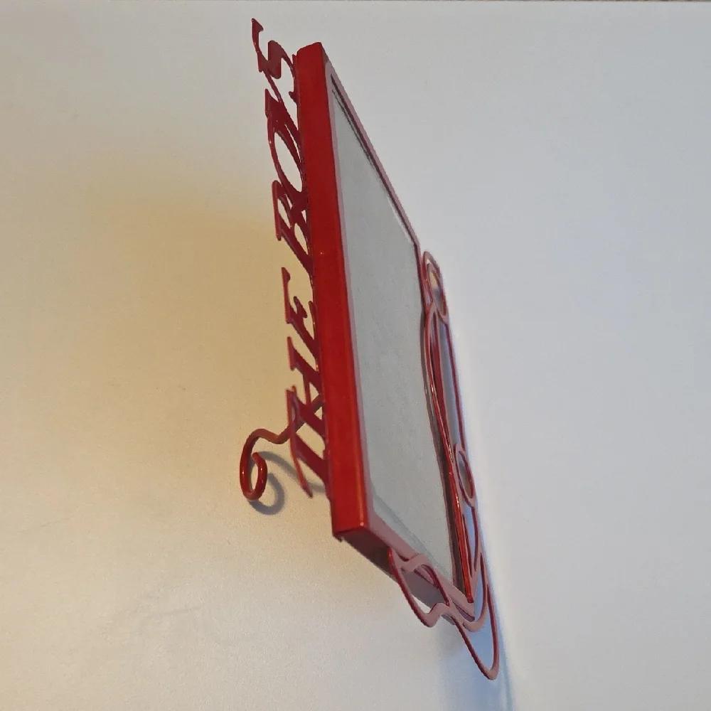 Red 'The Boys' Car Photo Frame - Metal - 4 By 6
